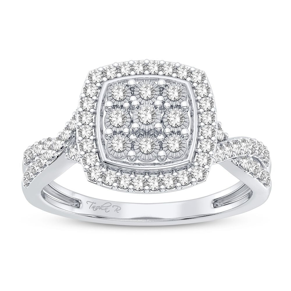 Exquisite 10K 0.10CT DIAMOND RING