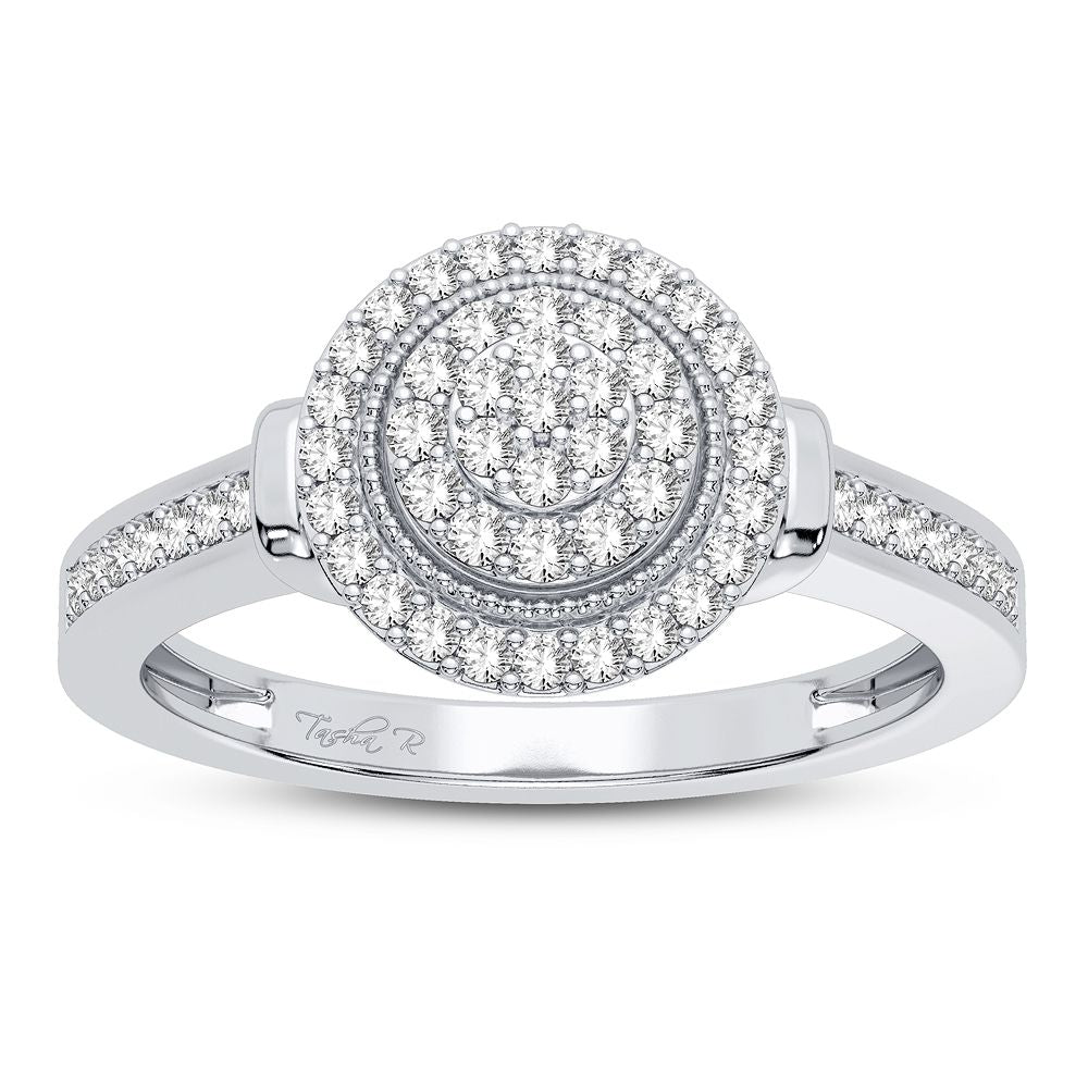 Magnifcnet 10K 0.10CT DIAMOND RING
