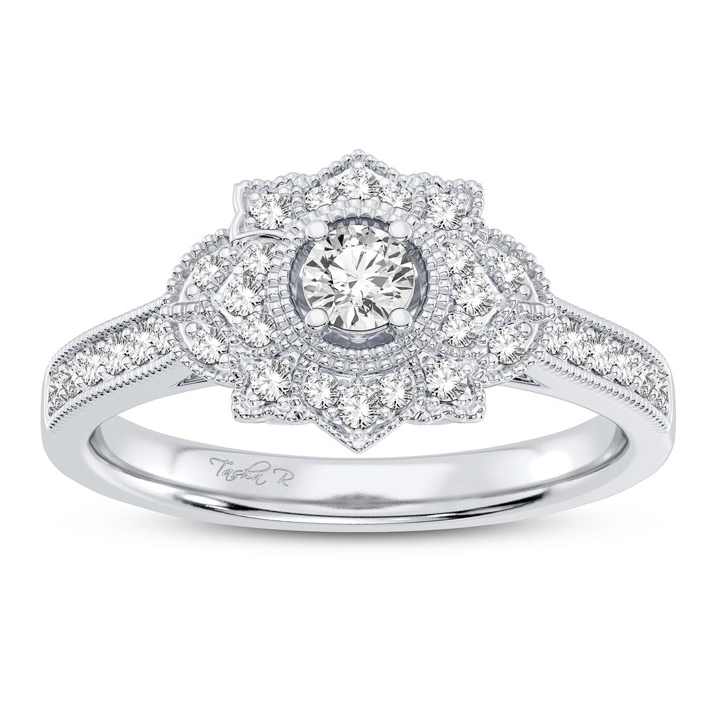 Beautiful 10K 0.33CT DIAMOND RING