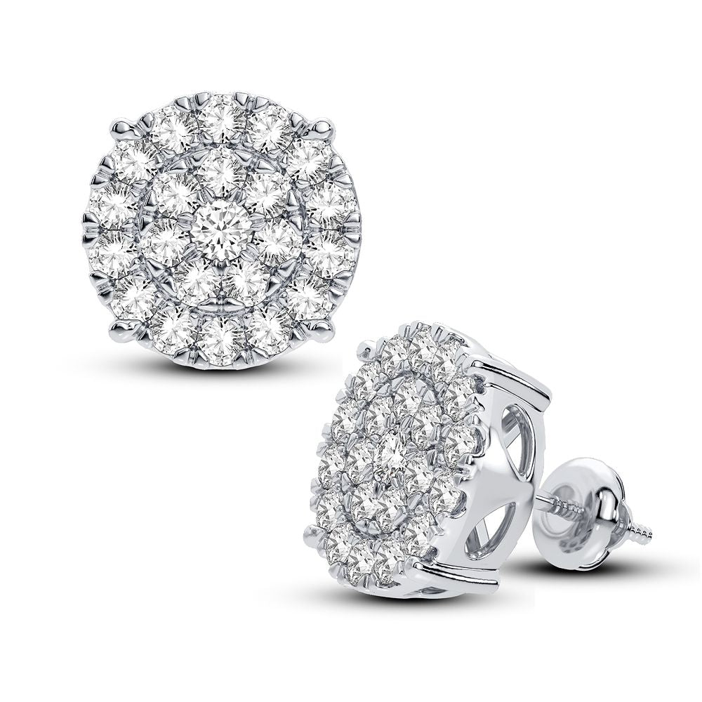 Exquisite 14K 1.50CT DIAMOND EARRING