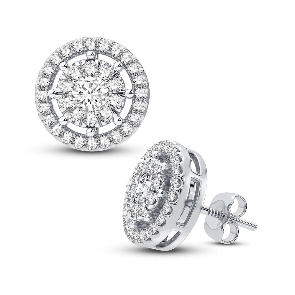 Magnifcnet 14K 0.75CT DIAMOND EARRING