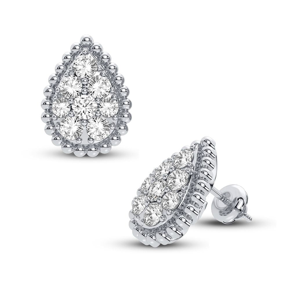 Gorgeous 14K 0.62CT DIAMOND EARRING