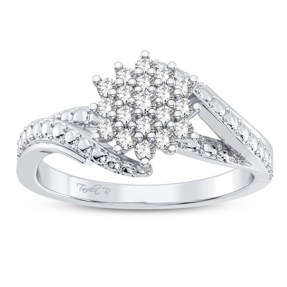 Exquisite 10K 0.20CT DIAMOND RING