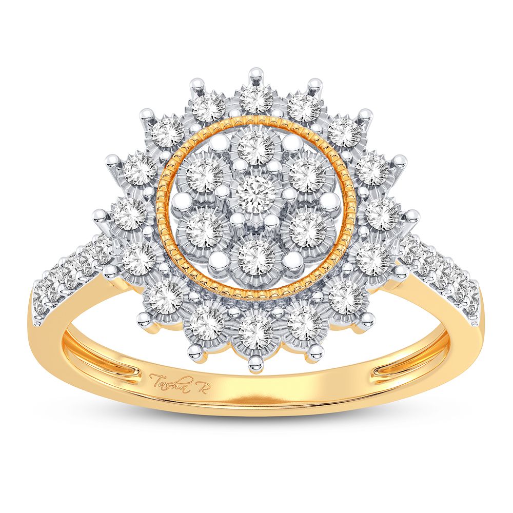 Dazzling 10K 0.20CT DIAMOND RING
