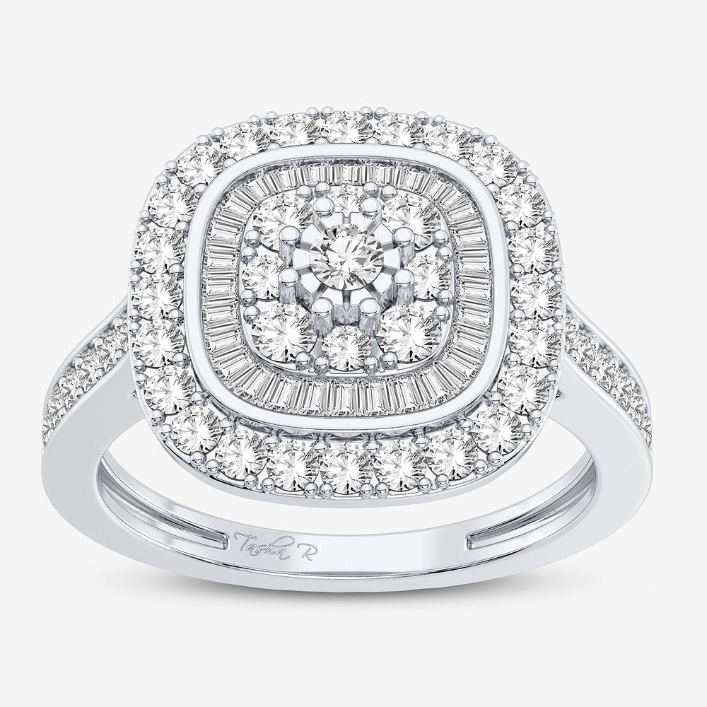 Magnifcnet 10K 1.00CT DIAMOND RING