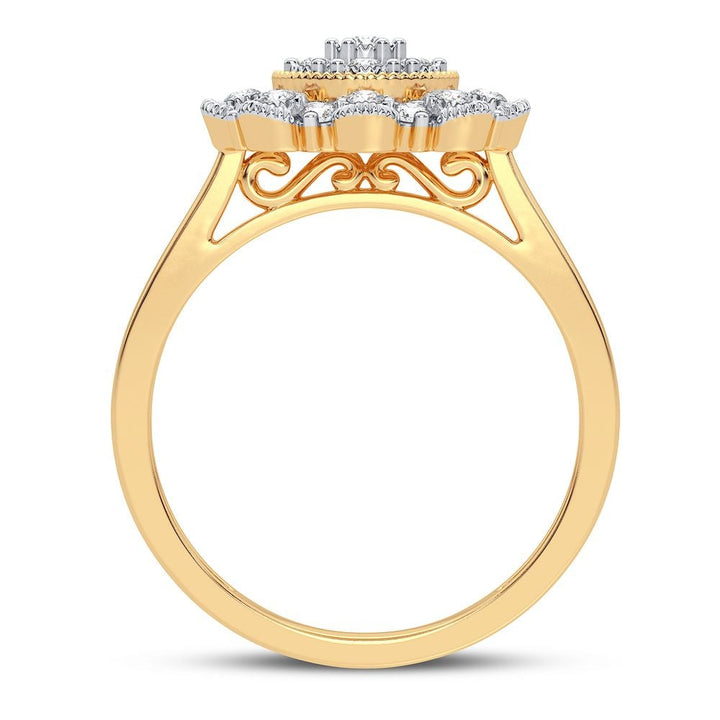 10K 0.20CT DIAMOND RING