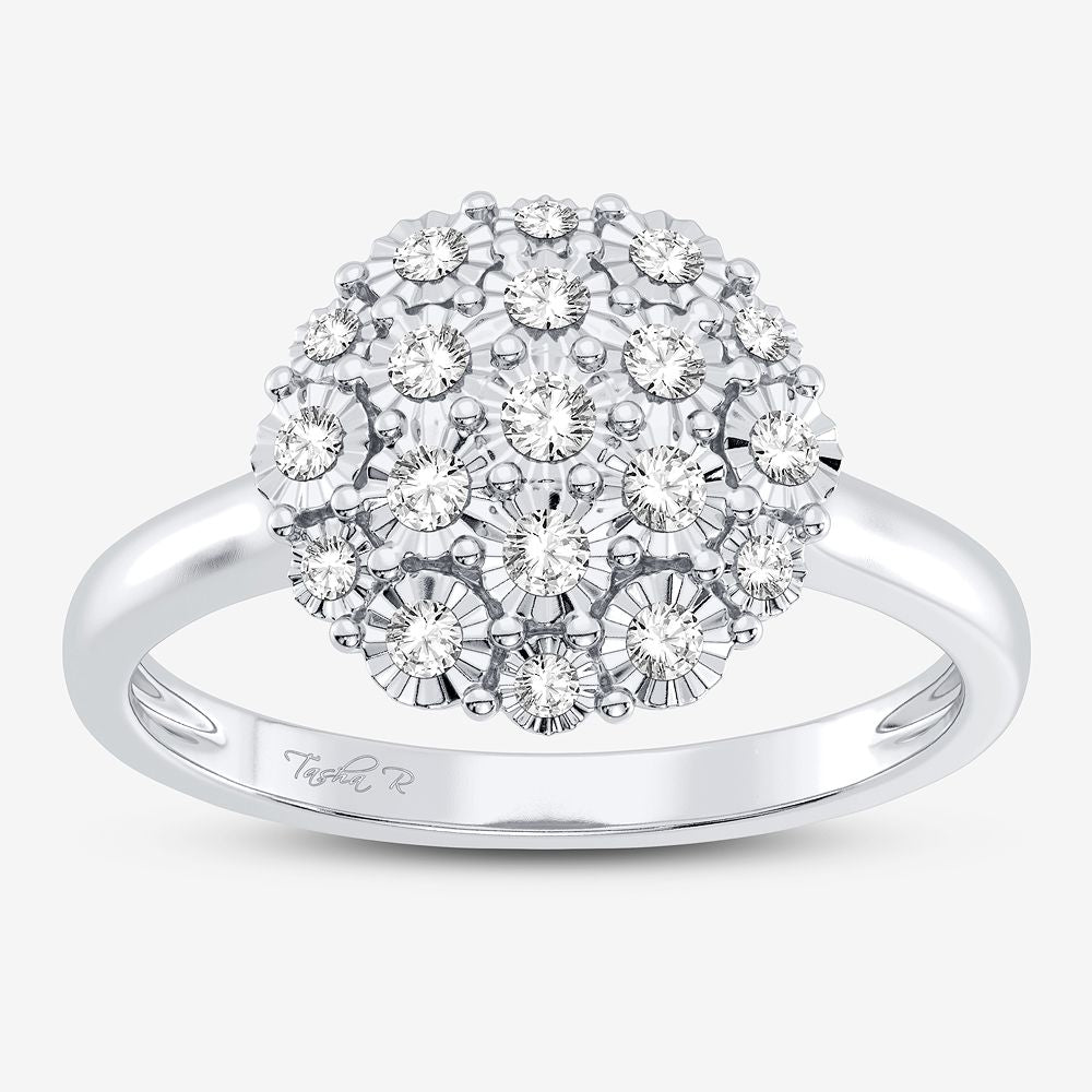 Beautiful 10K 0.11CT DIAMOND RING