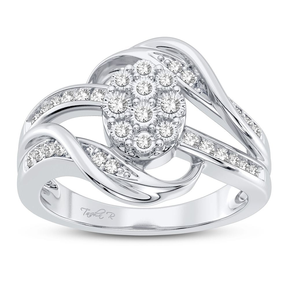 Elegant 10K 0.25CT DIAMOND RING