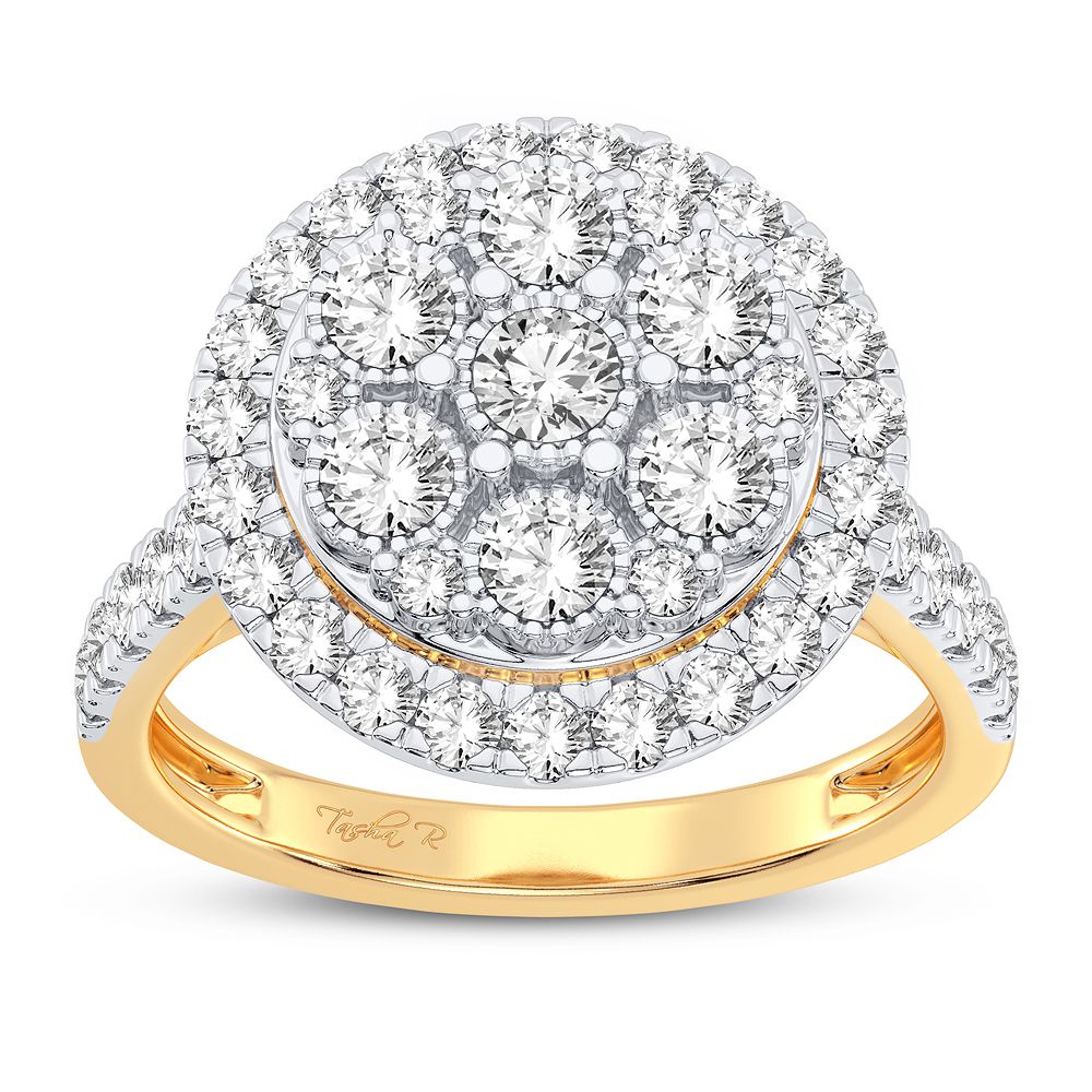 Magnifcnet 10K 1.00CT DIAMOND RING