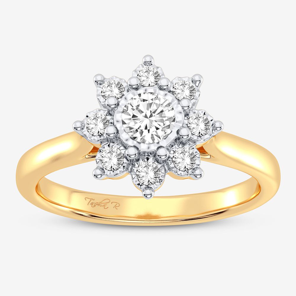 Gorgeous 10K 0.10CT DIAMOND RING