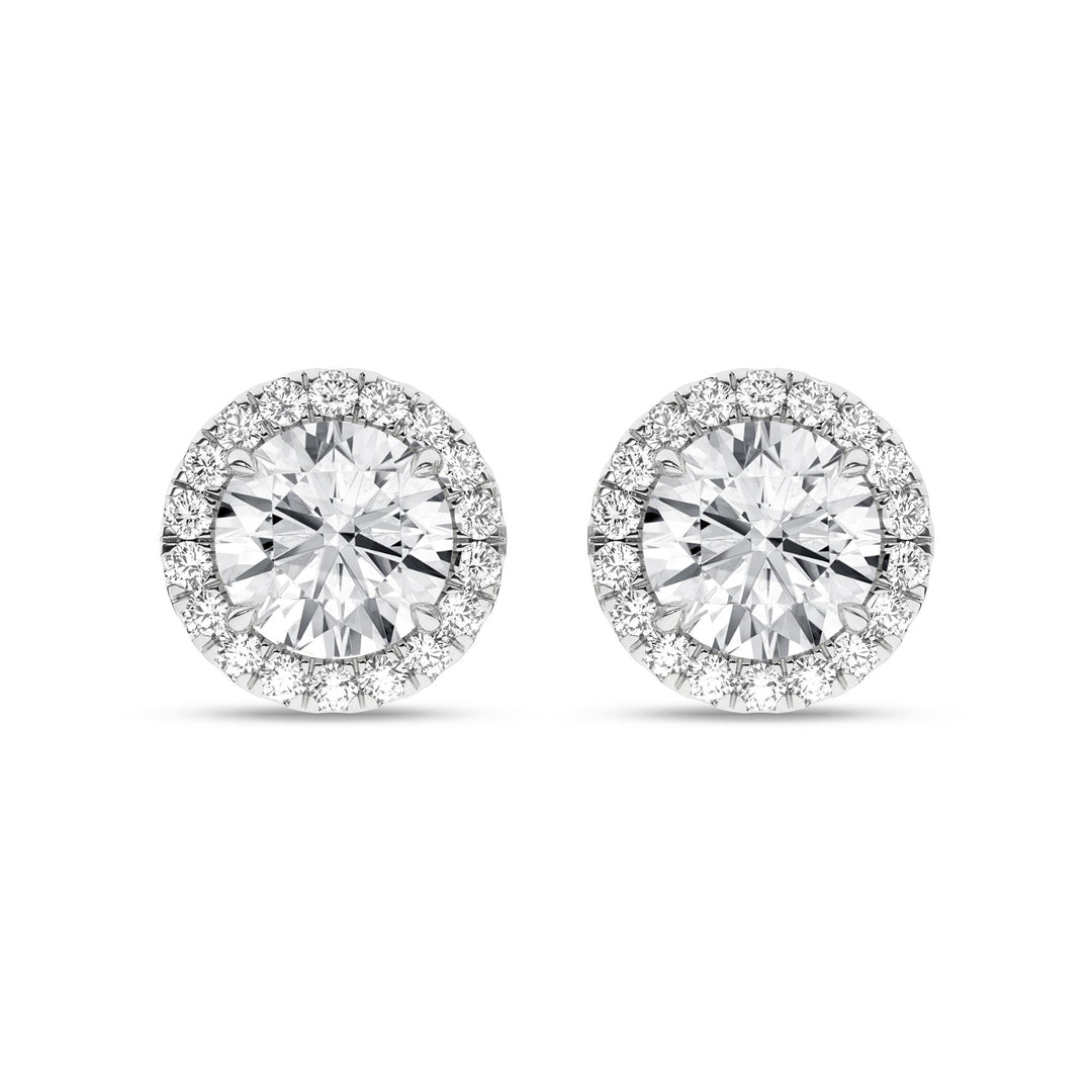 14K 2.25ct Certified Lab Grown Diamond Earrings