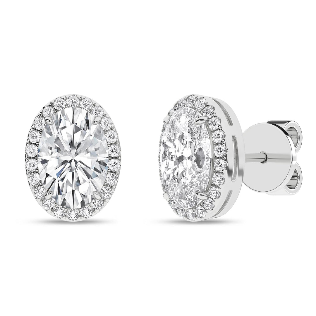 14K 2.25ct Certified Lab Grown Diamond Earrings