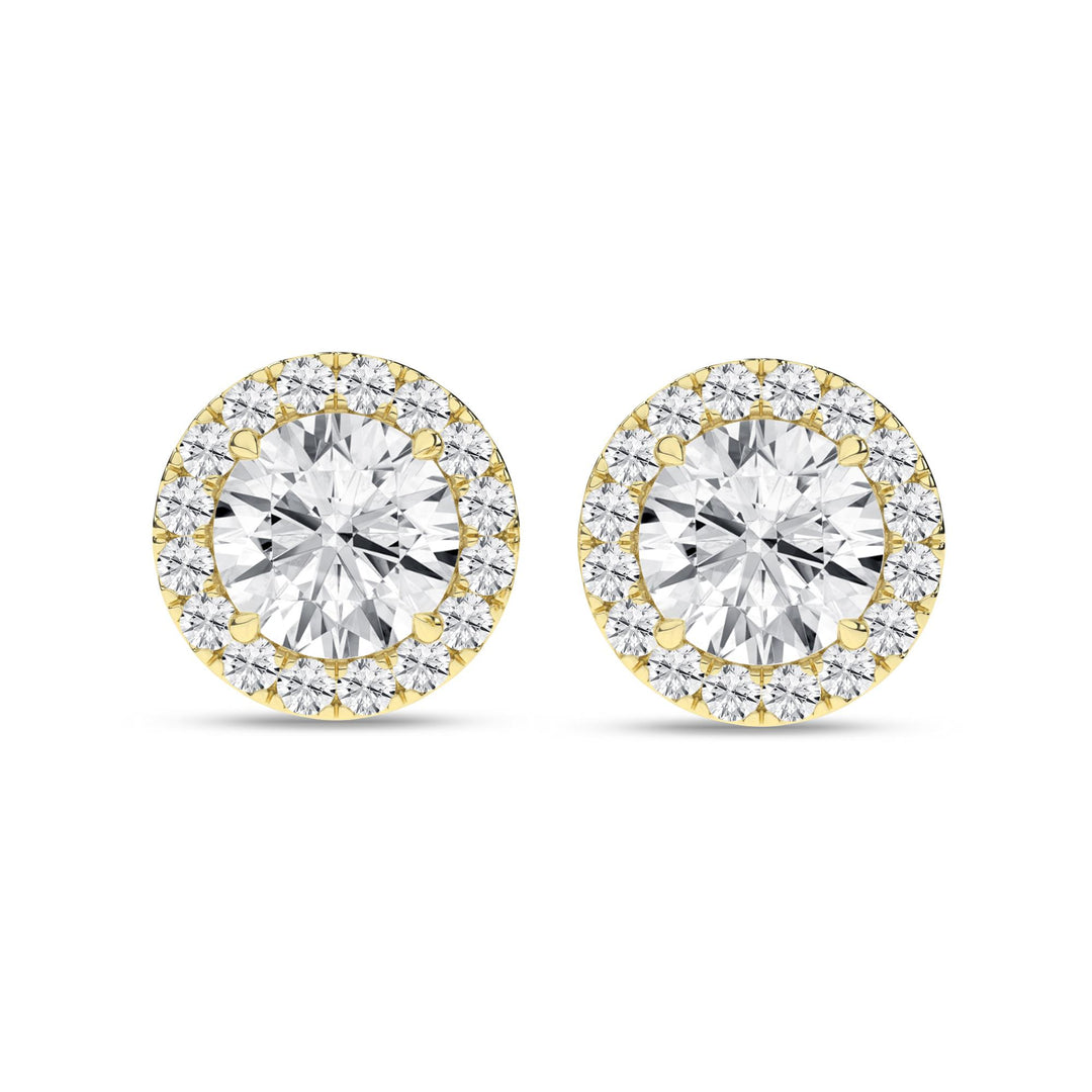 14K 2.25ct Certified Lab Grown Diamond Earrings