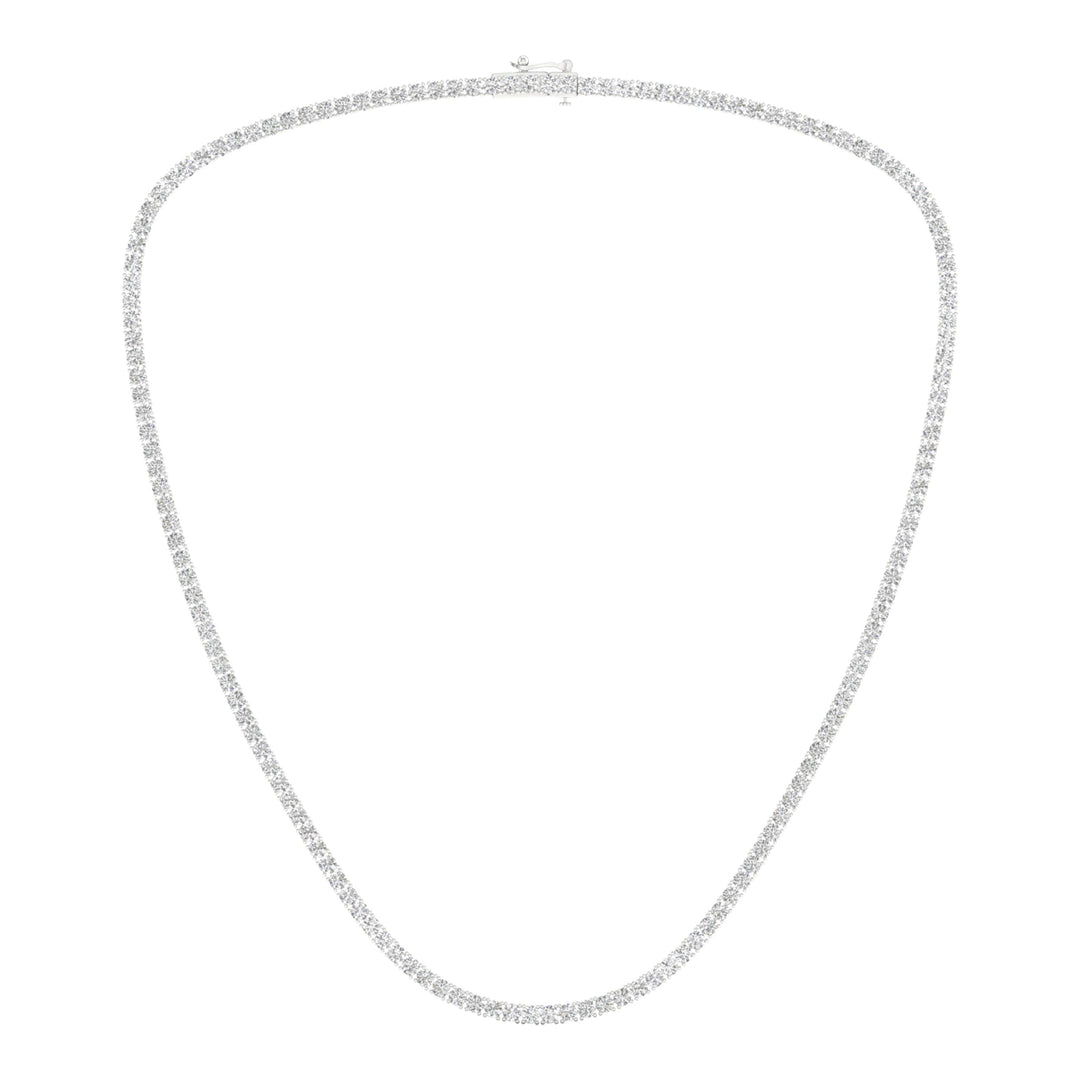 14K 10.00CT Certified Lab Grown Diamond Necklace ( IGI Certified )