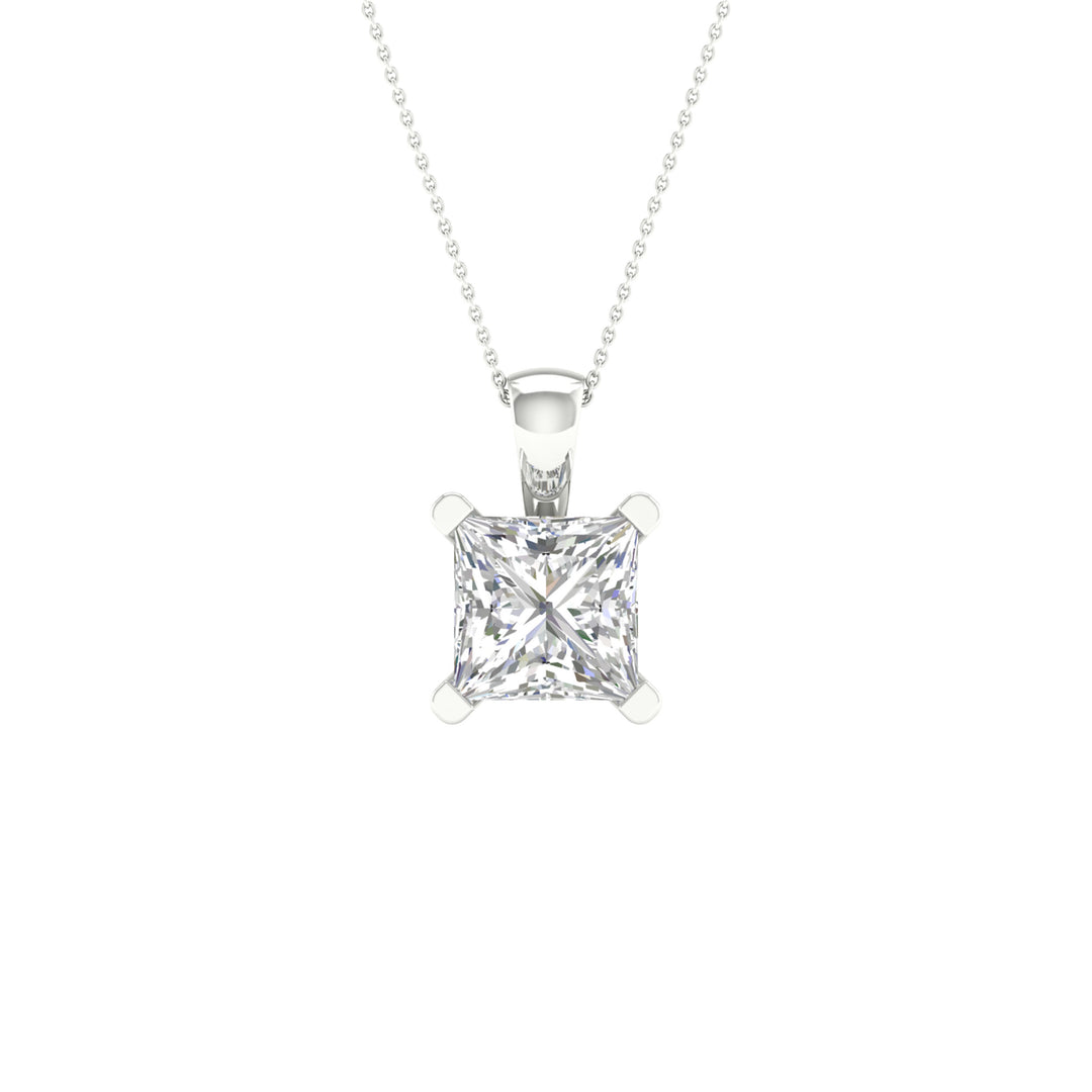 14K 2.00CT Certified Lab Grown Diamond Pendant ( IGI Certified )