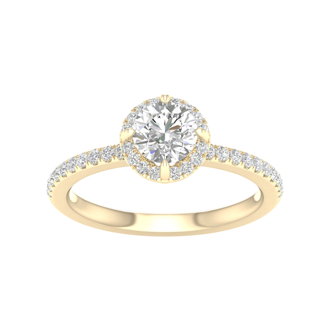 14K 1.25CT Certified Lab Grown Diamond Ring ( IGI Certified )