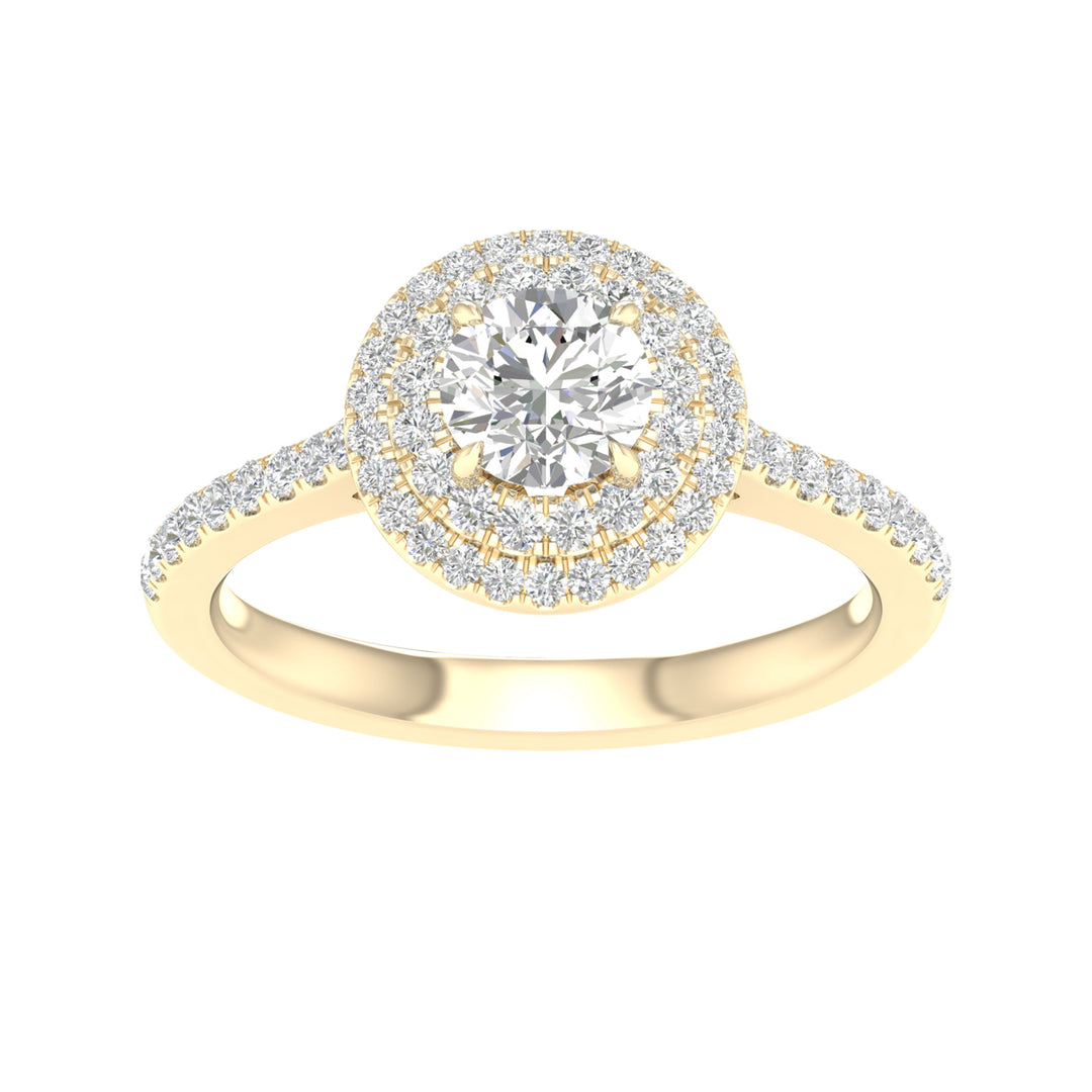 14K 1.15CT Certified Lab Grown Diamond Ring ( IGI Certified )