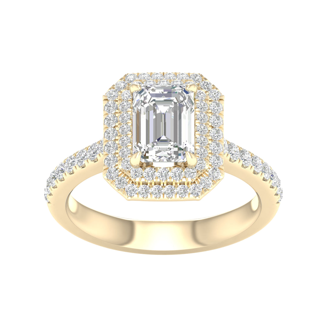 14K 2.00CT Certified Lab Grown Diamond Ring ( IGI Certified )
