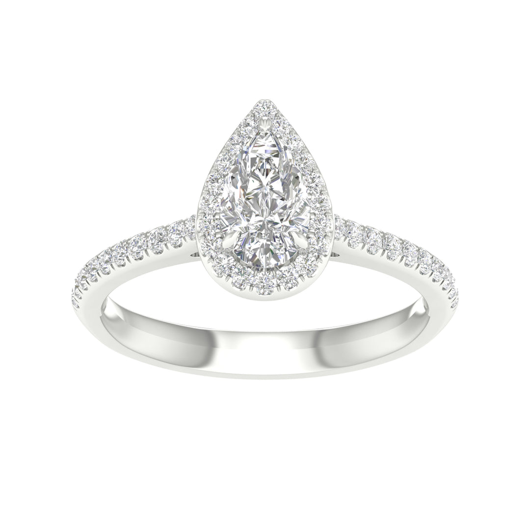 14K 1.25CT Certified Lab Grown Diamond Ring ( IGI Certified )