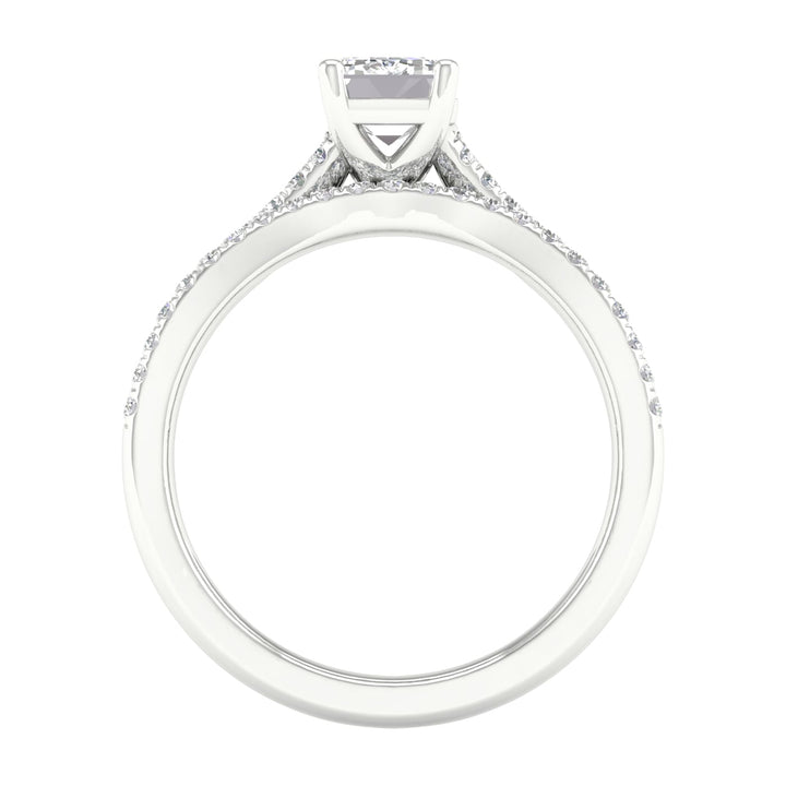 14K 1.40ct Lab Grown Diamond Bridal Set