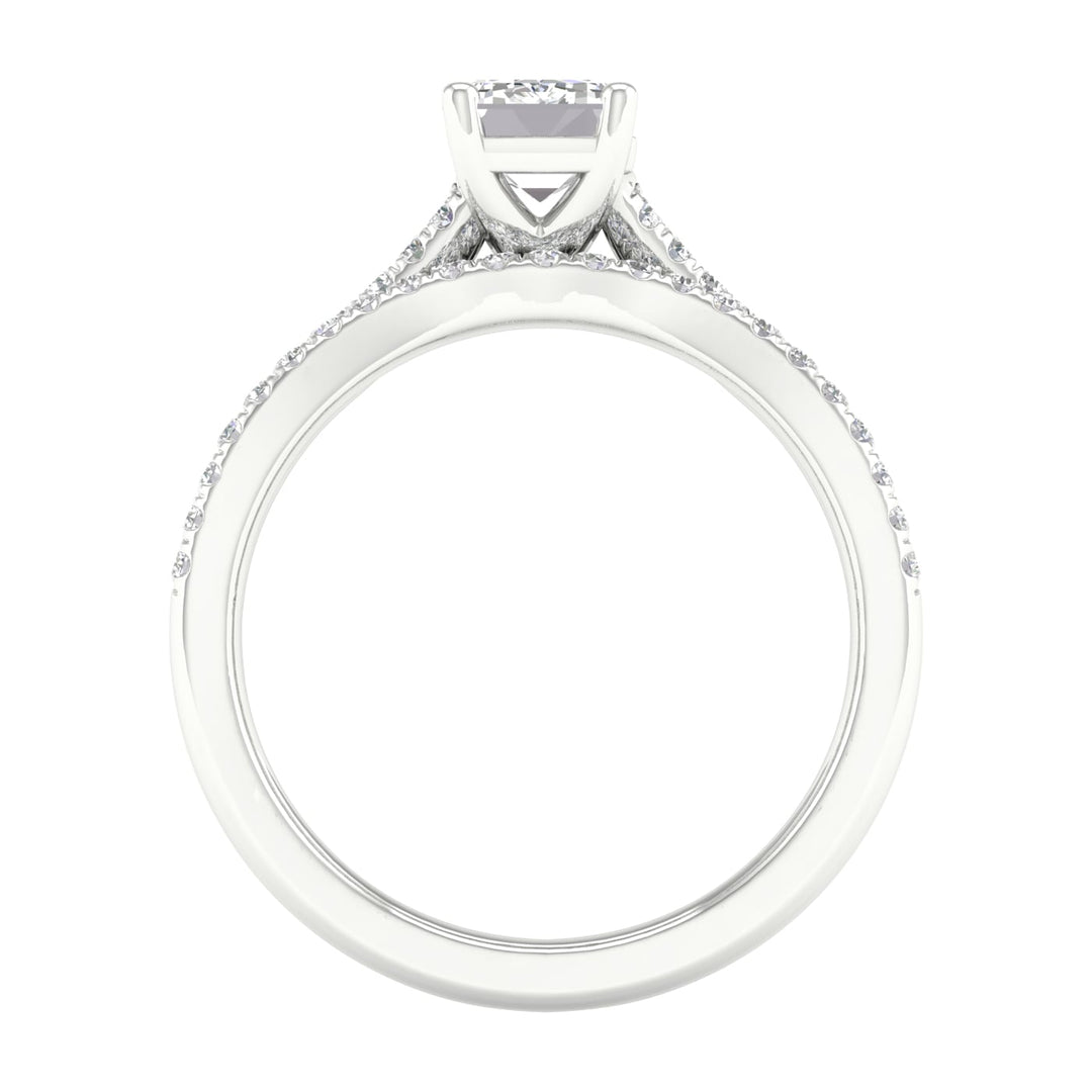 14K 1.40ct Lab Grown Diamond Bridal Set