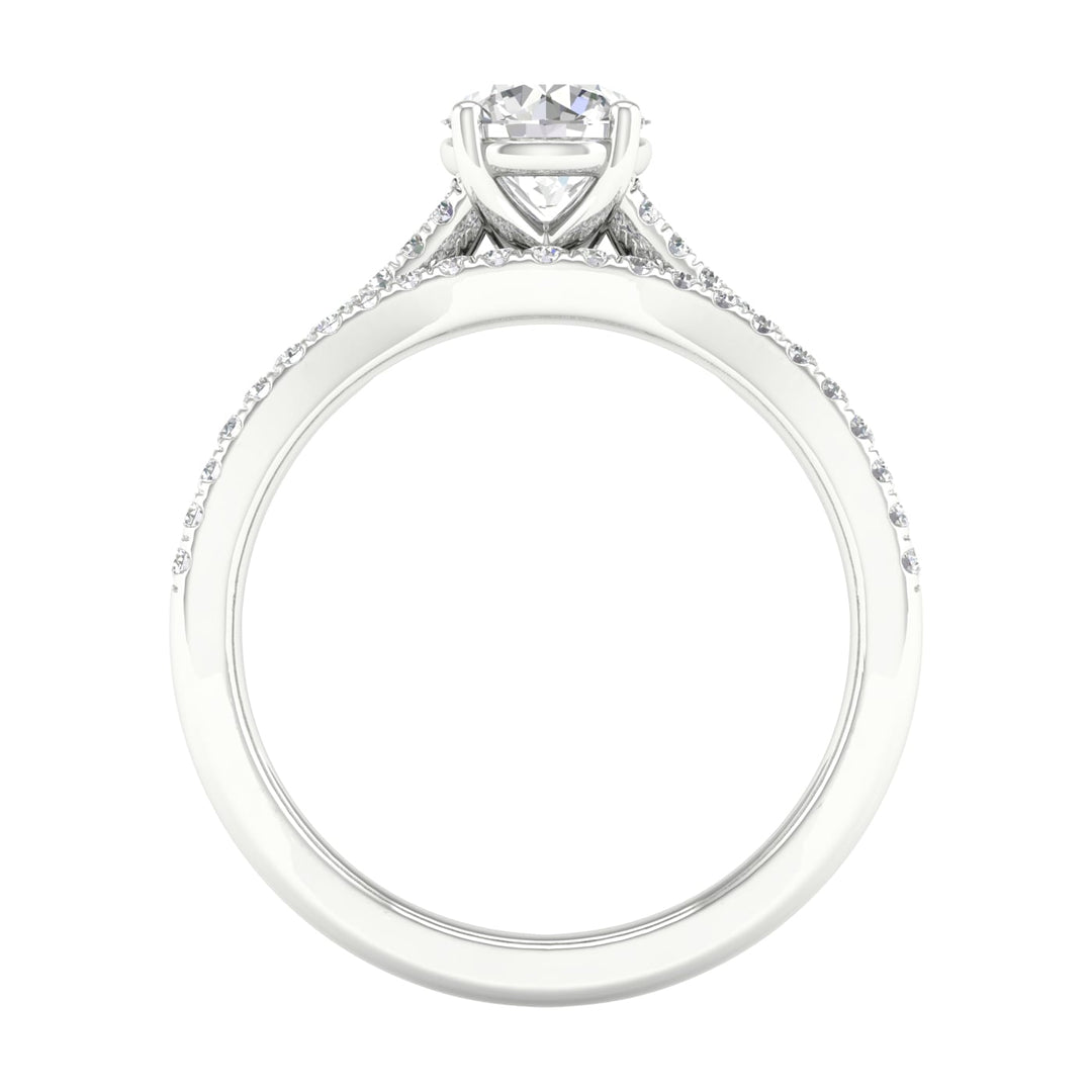 14K 1.40CT Lab Grown Diamond Bridal Set