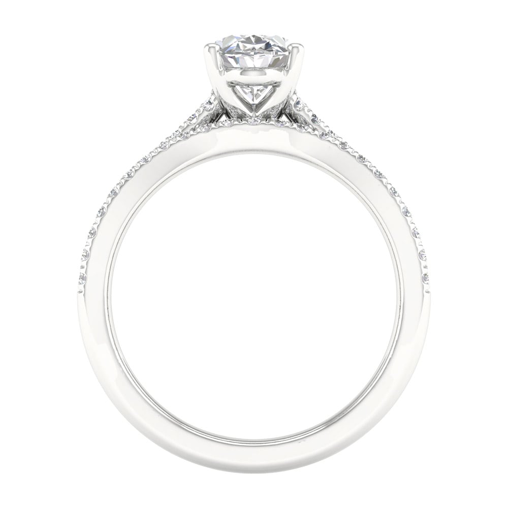 14K 1.40CT Lab Grown Bridal Set