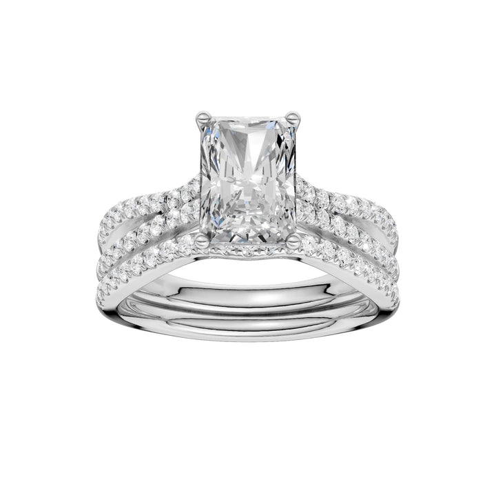 14K 2.40CT Lab Grown Diamond Bridal Set