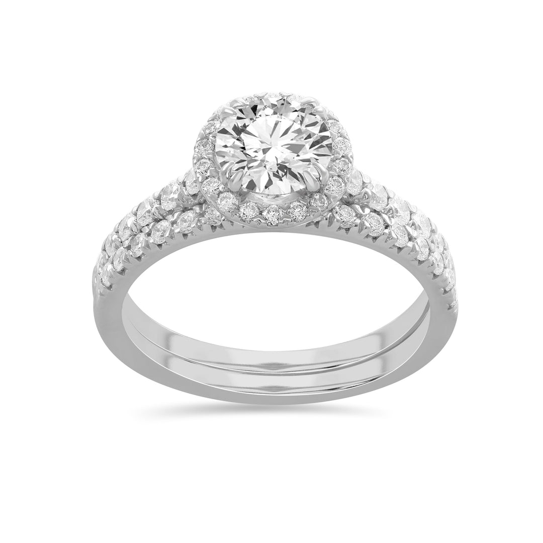 14K 1.75CT Lab Grown Diamond Bridal Set
