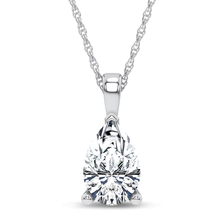 14K 1.00CT Certified Lab Grown  PENDANT