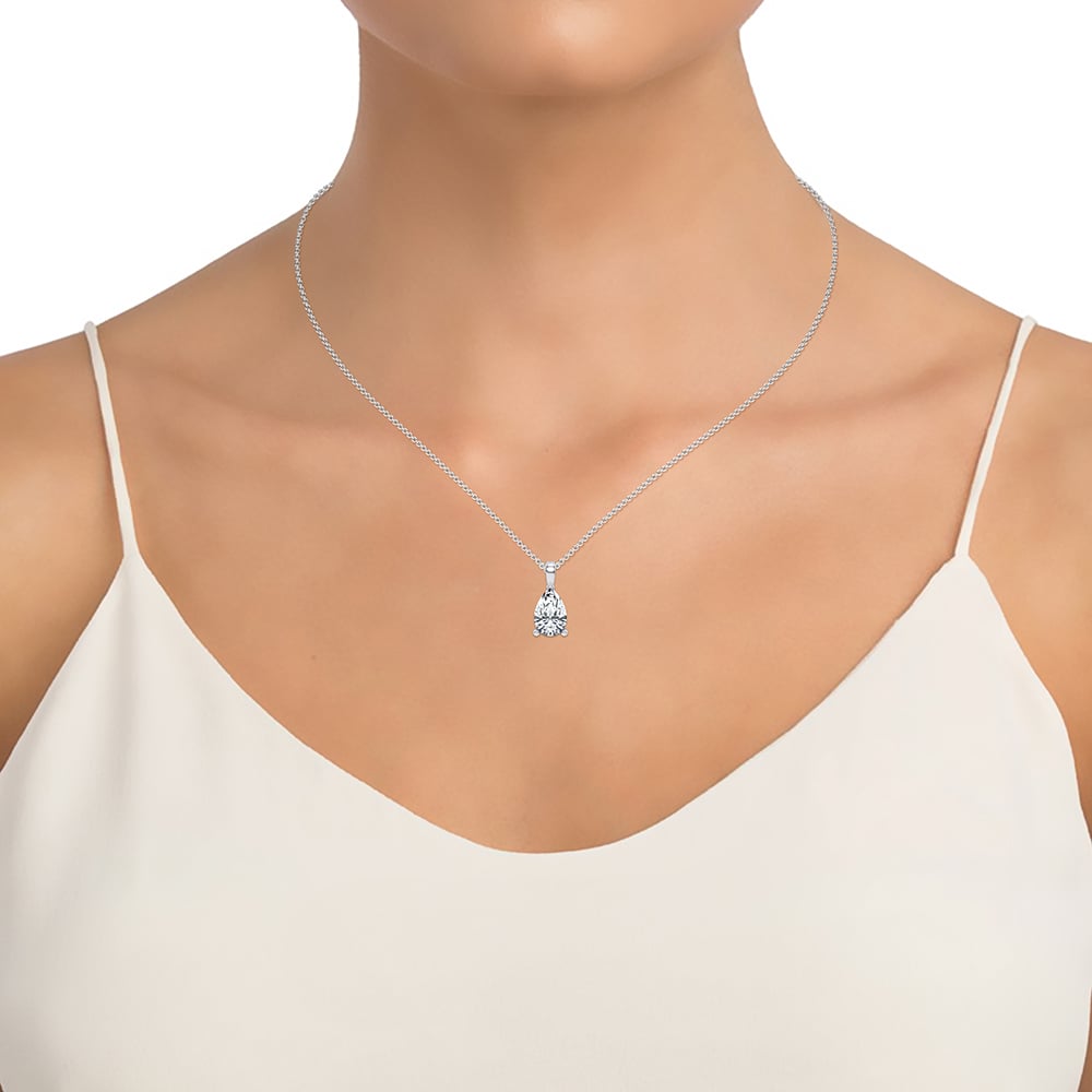 14K 1.00CT Certified Lab Grown  PENDANT