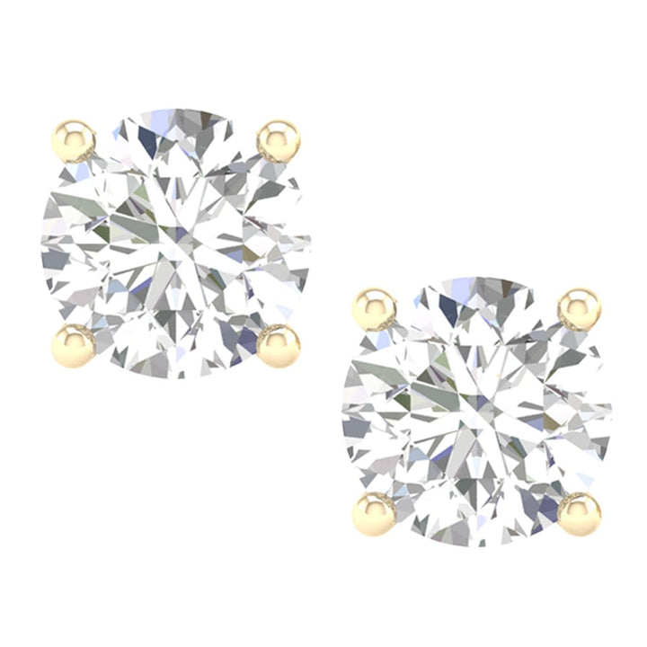 14K 1.00CT  Certified Lab Grown Diamond Earring ( IGI Certified )