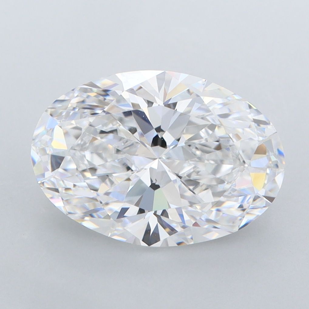 3.00 Carat D-FL Oval Lab Diamond