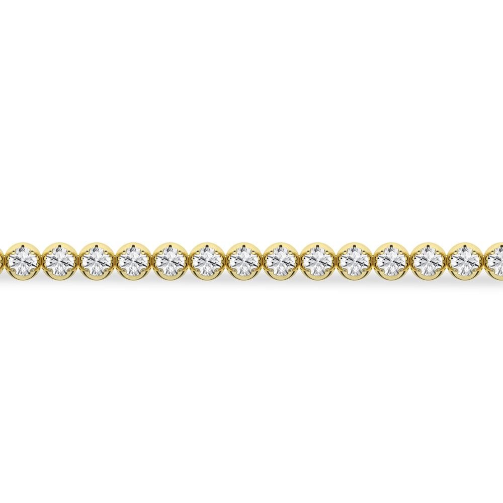 14K 10.00ct Lab Grown Bracelet ( EGL Certified )