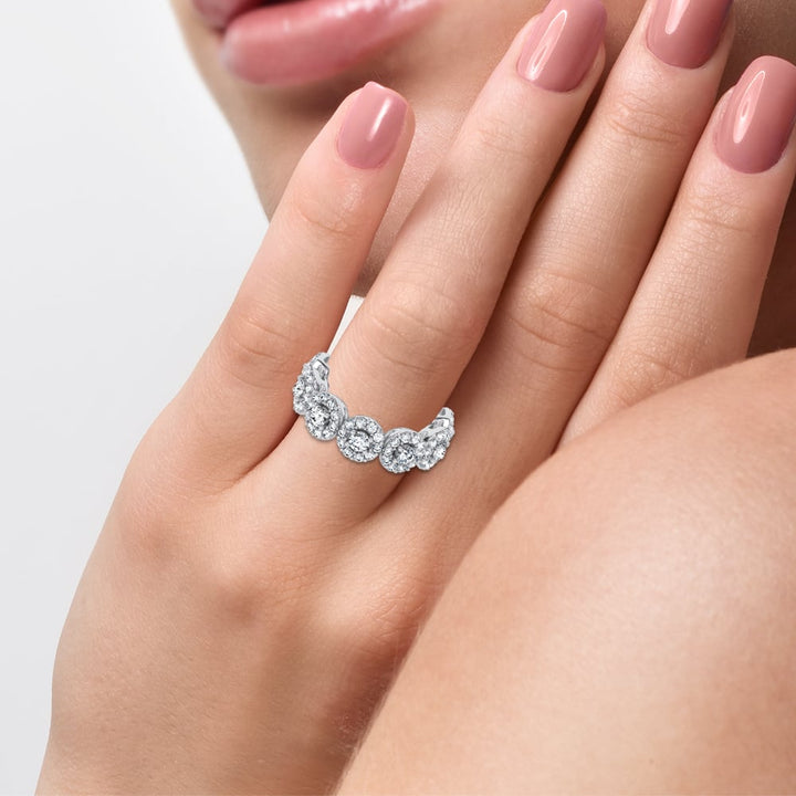 14K 3.00CT Certified Lab Grown Band