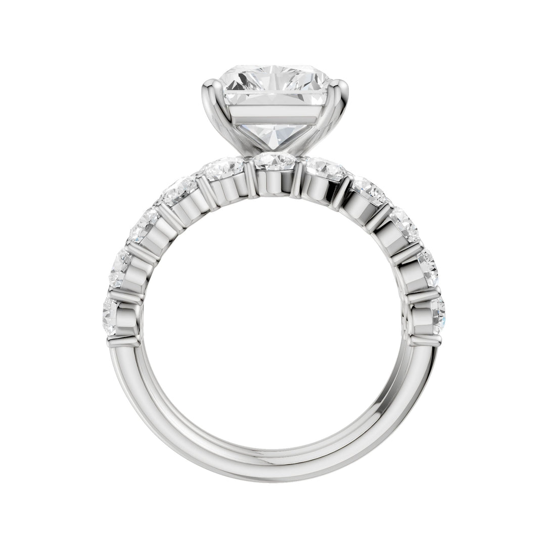 14K 6.00CT Certified Lab Grown Diamond Bridal Set