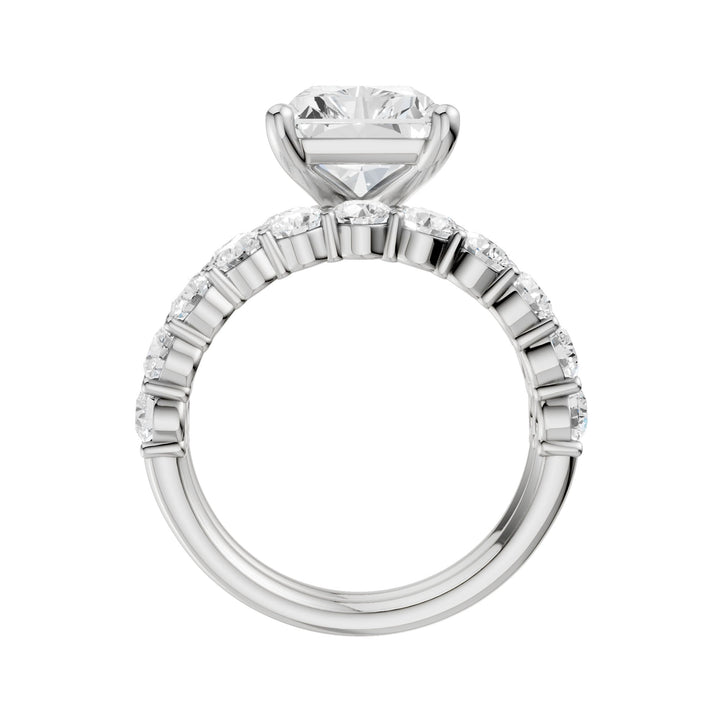 14K 6.00CT Certified Lab Grown Diamond Bridal Set