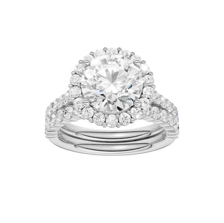 14K 4.00CT DIAMOND BRIDAL SET