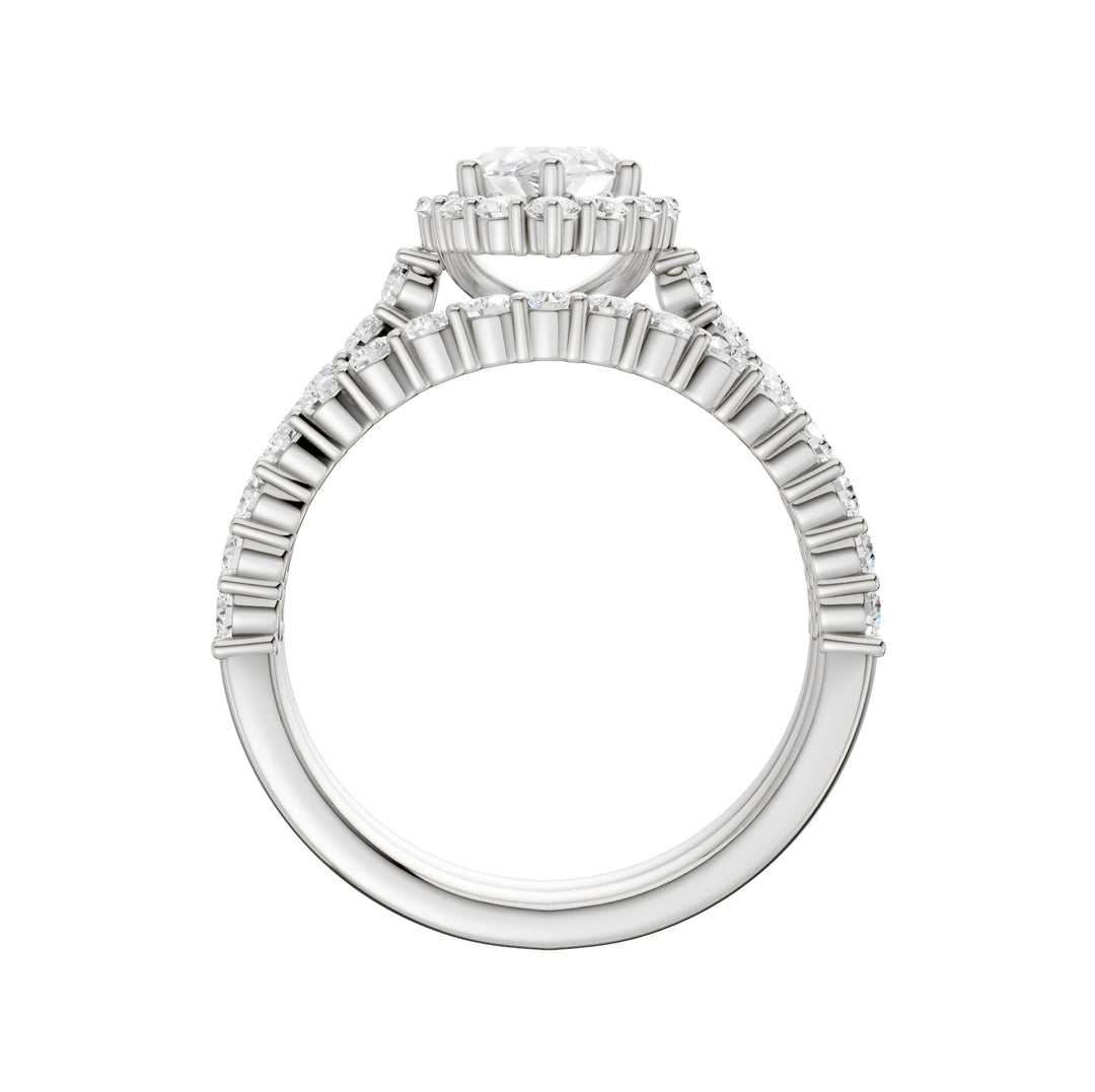 14K 2.00CT DIAMOND BRIDAL SET