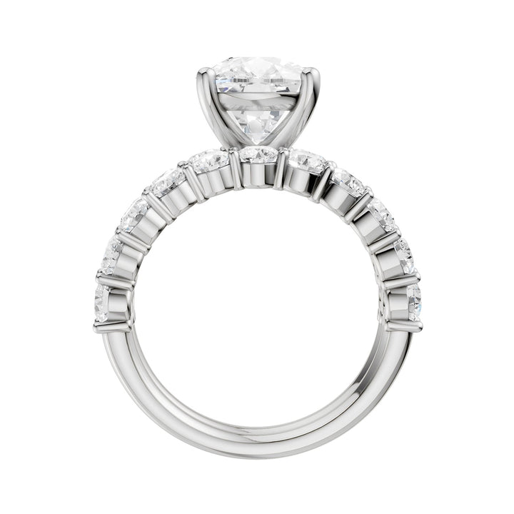 14K 6.00CT Certified Lab Grown Diamond Bridal Set
