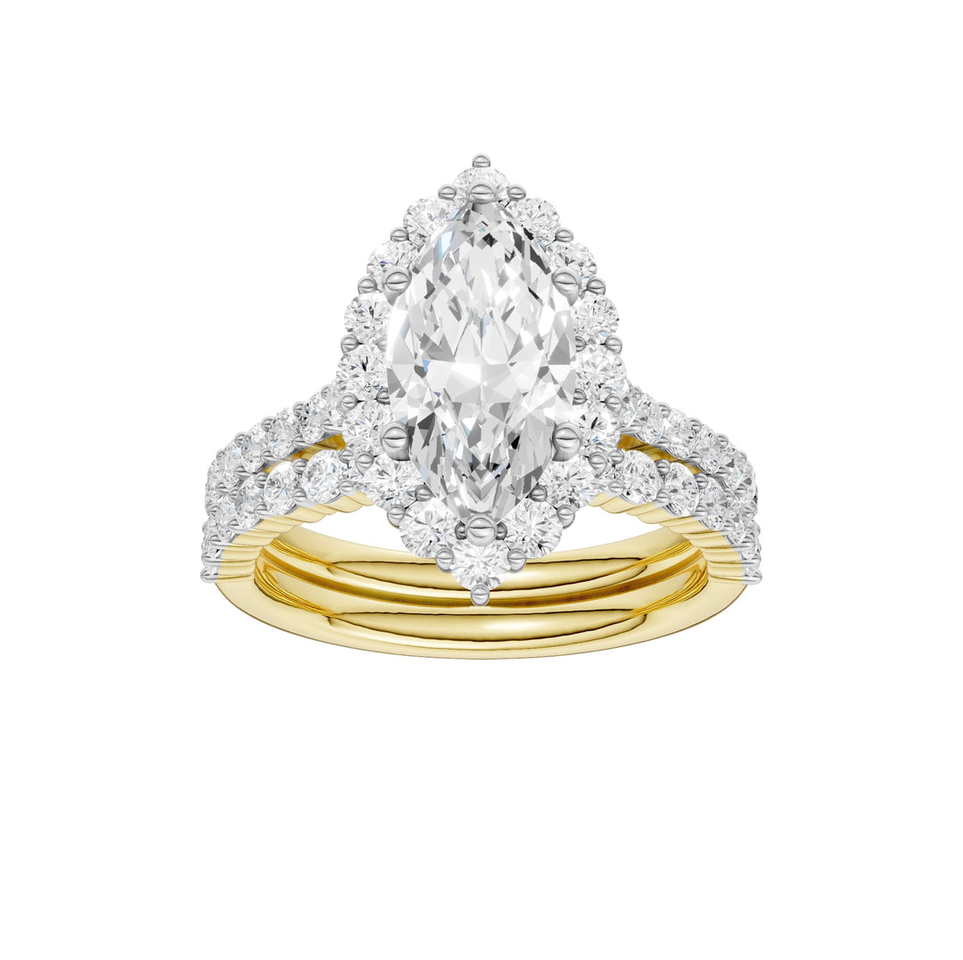 14K 3.00CT DIAMOND BRIDAL SET