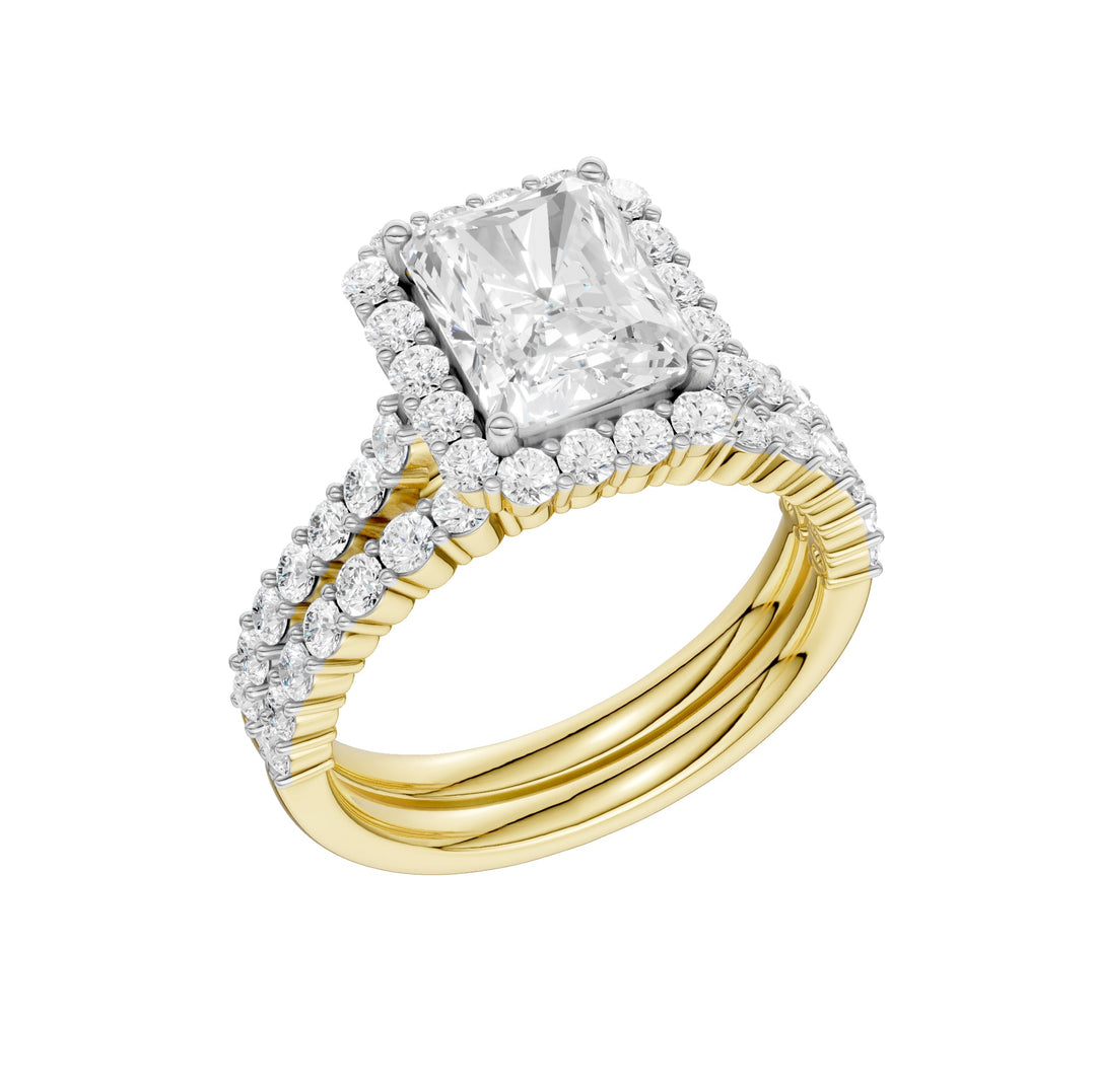 14K 3.00CT DIAMOND BRIDAL SET