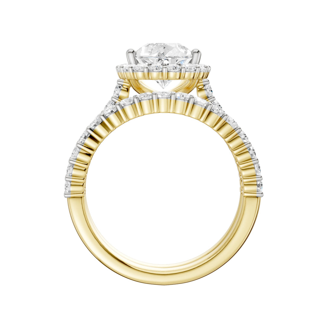 14K 3.00CT DIAMOND BRIDAL SET