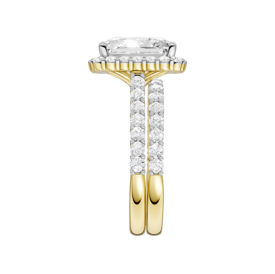 14K 4.00CT DIAMOND BRIDAL SET
