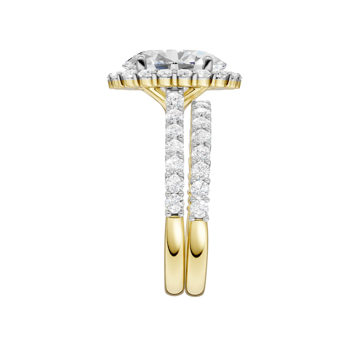14K 4.00CT DIAMOND BRIDAL SET