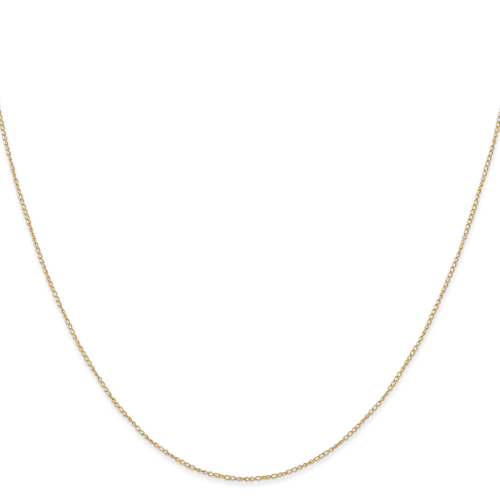 14k .42 mm Carded Curb Chain