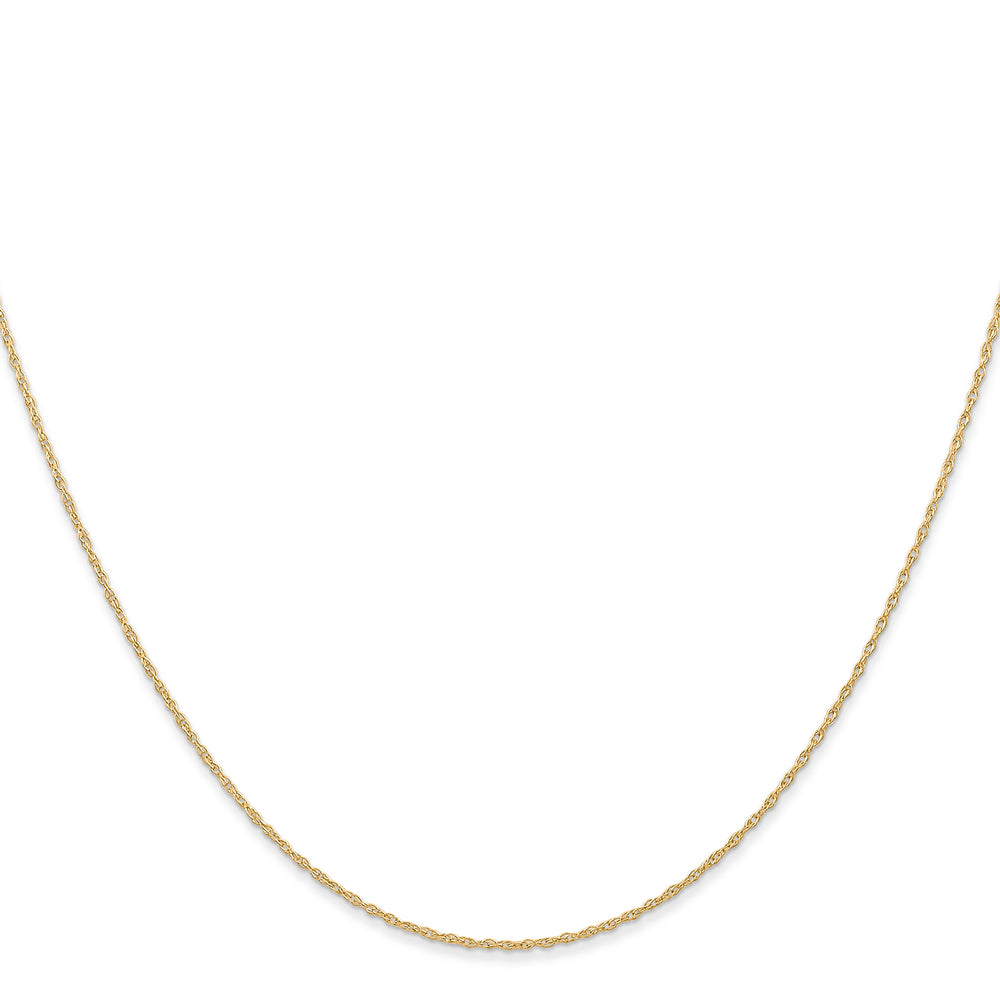 14k .6 mm Carded Cable Rope Chain