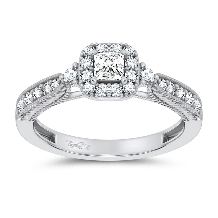 14K 0.55CT Certified Lab Grown Promise Ring