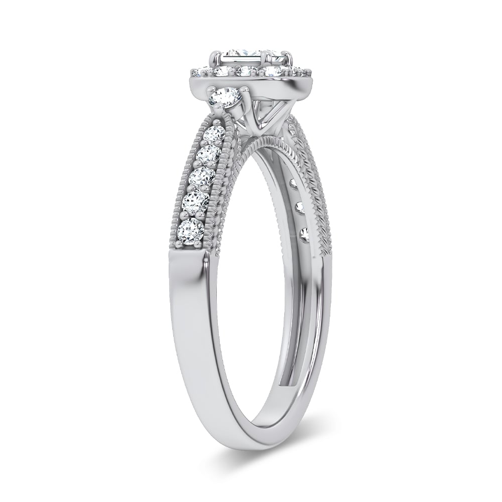 14K 0.55CT Certified Lab Grown Promise Ring