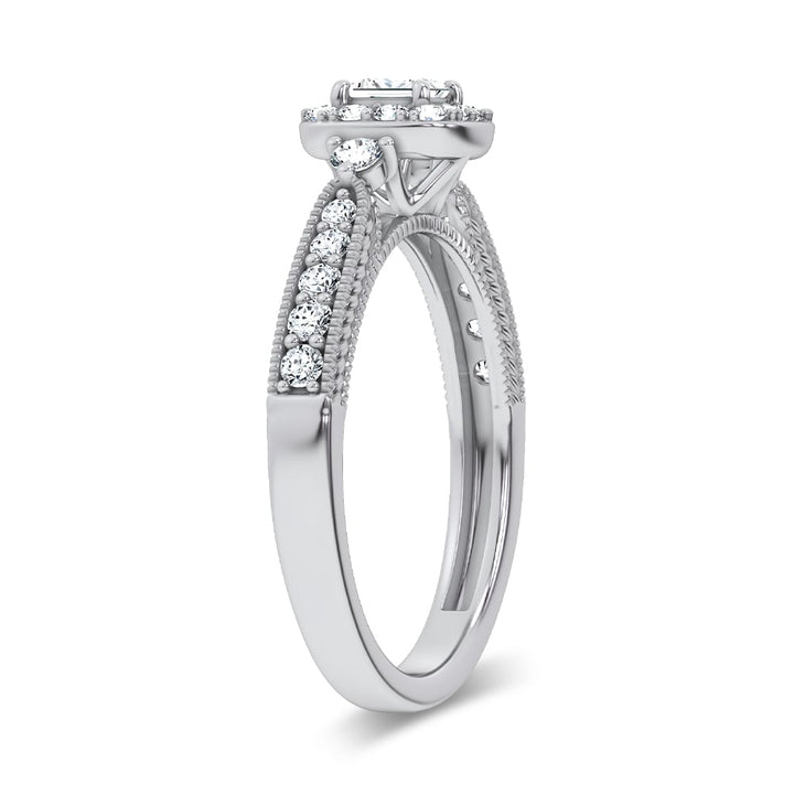 14K 0.55CT Certified Lab Grown Promise Ring